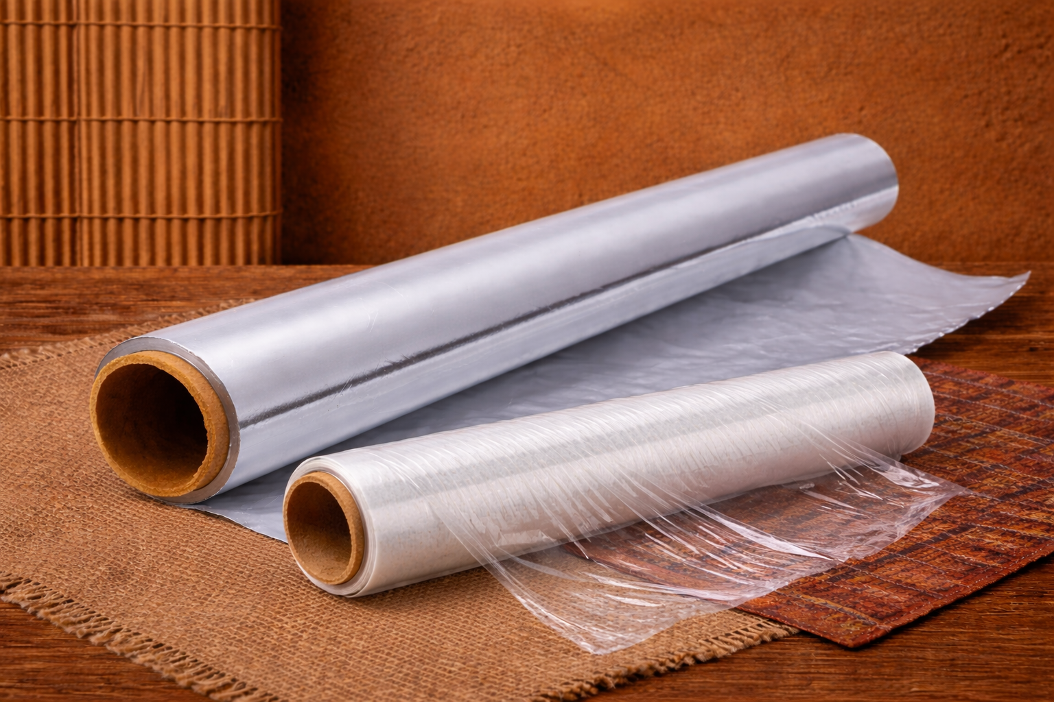 Foil and Cling Wrap