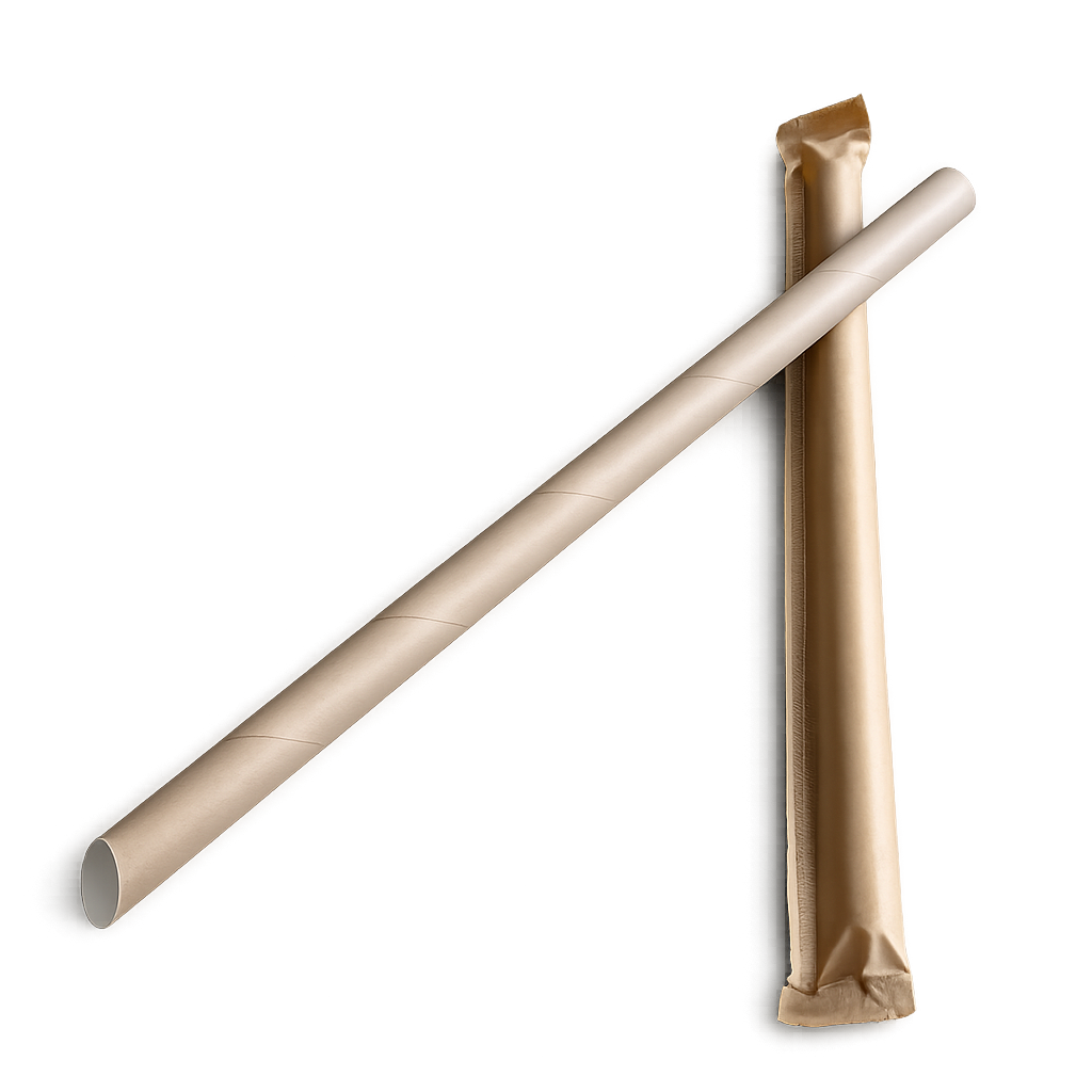 Bubble Tea Paper Straw - Individually Wrapped