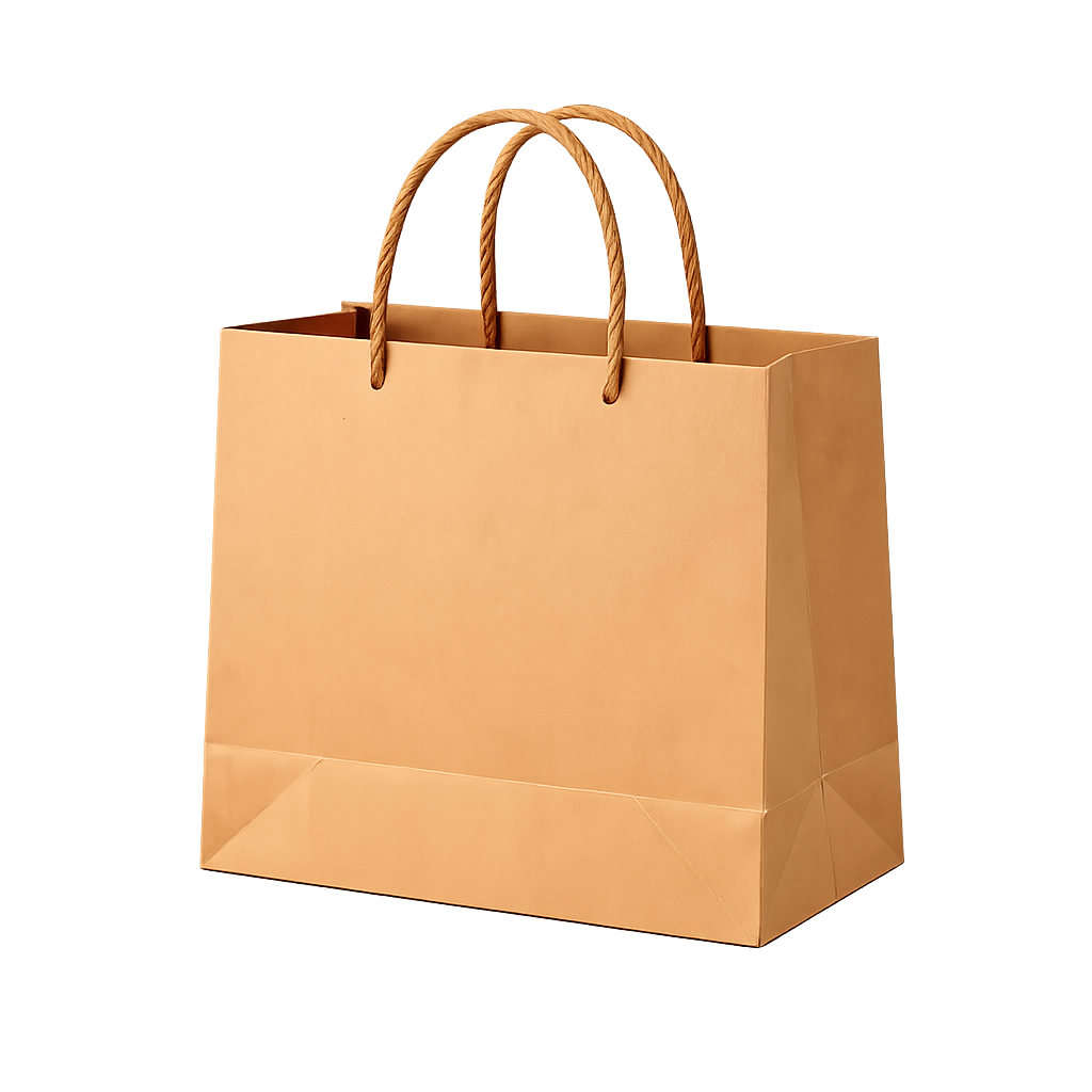 Jumbo Kraft Paper Bag with Twisted Handles (100 GSM)