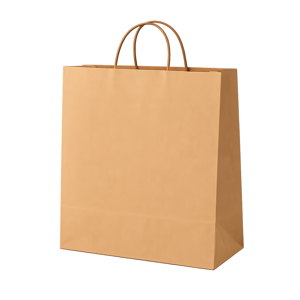 Large Kraft Paper Bag with Twisted Handles (120 GSM)